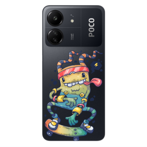 Xiaomi Poco C65 Dangerous task Transparent Silicone TPU Θήκη