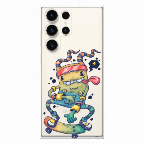 Samsung S24 Ultra Dangerous task Transparent Silicone TPU Θήκη