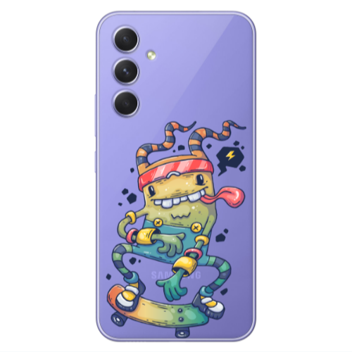Samsung A55 Dangerous task Transparent Silicone TPU Θήκη