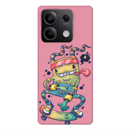 Xiaomi Redmi Note 13Pro 5G Dangerous task Pink Colored Silicone TPU Θήκη