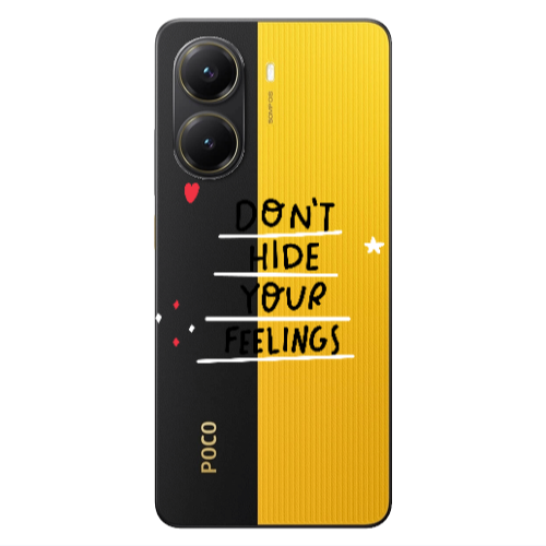Xiaomi Poco X7 Pro Dont Hide Your Feelings Transparent Silicone TPU Θήκη