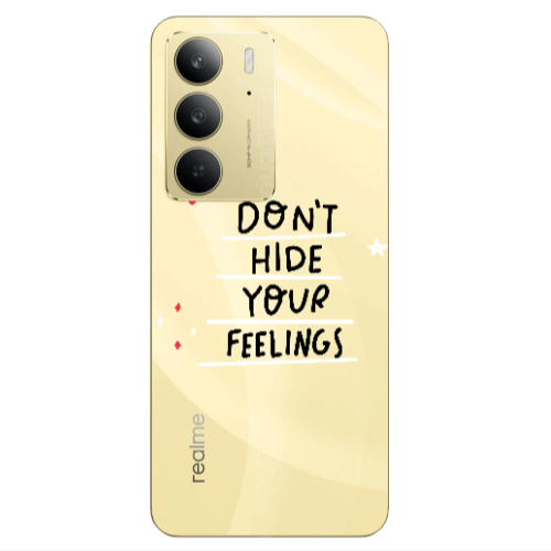 Realme C 75 Dont Hide Your Feelings Transparent Silicone TPU Θήκη