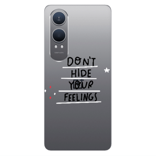 Oneplus Nord Ce 4 lite Dont Hide Your Feelings Transparent Silicone TPU Θήκη
