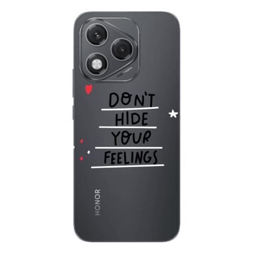 Honor 400 Lite Dont Hide Your Feelings Transparent Silicone TPU Θήκη
