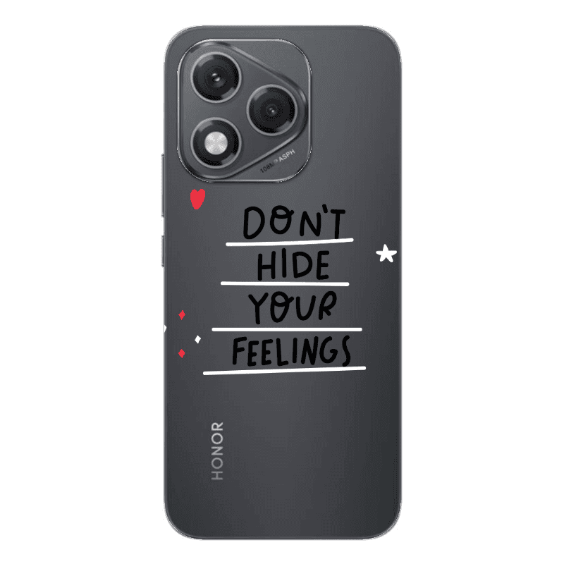 Honor 400 Lite Dont Hide Your Feelings Transparent Silicone TPU Θήκη