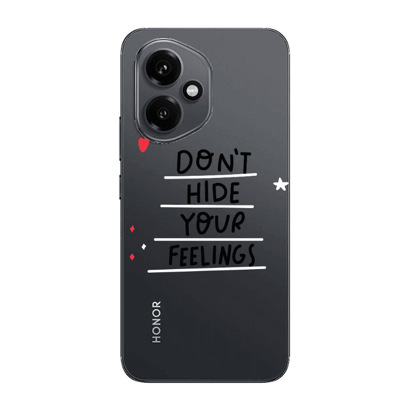 Honor Magic 400 Dont Hide Your Feelings Transparent Silicone TPU Θήκη