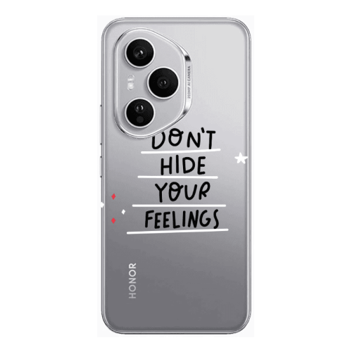 Honor Magic 400 Pro Dont Hide Your Feelings Transparent Silicone TPU Θήκη