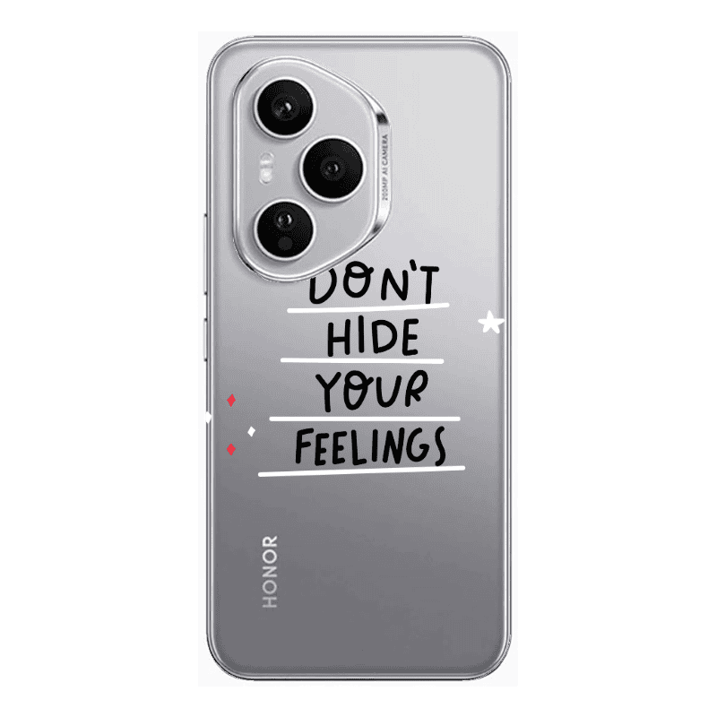 Honor Magic 400 Pro Dont Hide Your Feelings Transparent Silicone TPU Θήκη