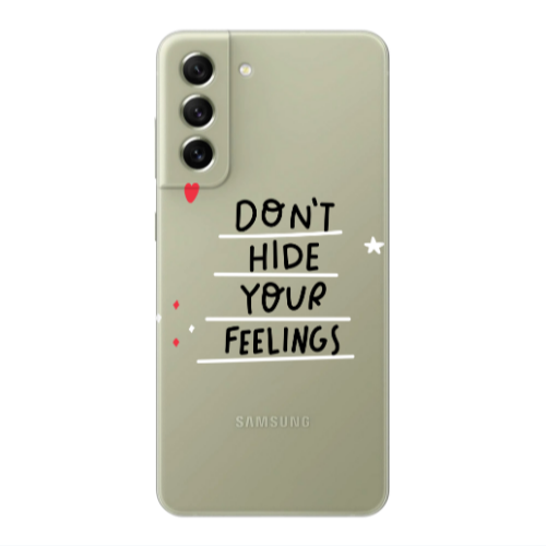 Samsung S22 Plus Dont Hide Your Feelings Transparent Silicone TPU Θήκη