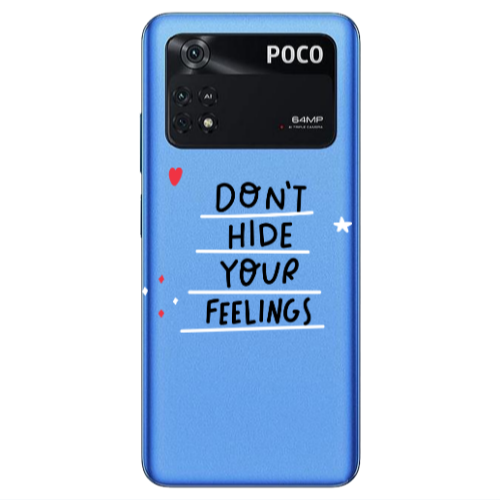 Xiaomi Poco M4 Pro 4G Dont Hide Your Feelings Transparent Silicone TPU Θήκη