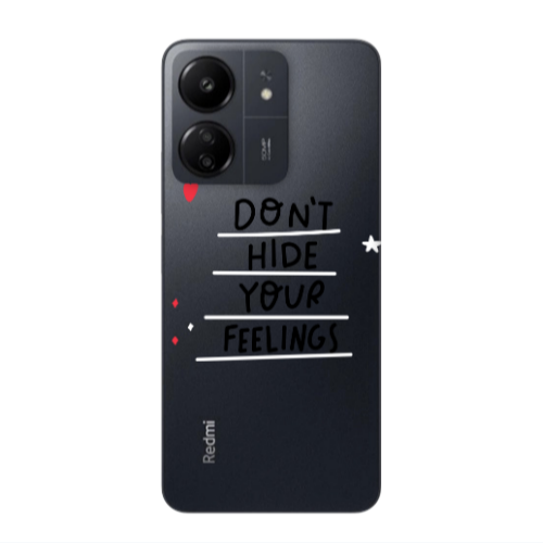 Xiaomi Redmi 13C Dont Hide Your Feelings Transparent Silicone TPU Θήκη