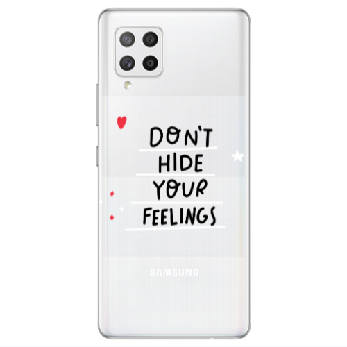 Samsung A42 5G Dont Hide Your Feelings Transparent Silicone TPU Θήκη