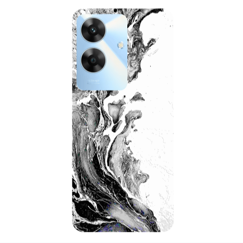 Realme Note 60 Marble River Transparent Silicone TPU Θήκη