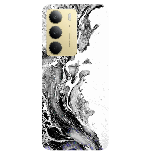 Realme C 75 Marble River Transparent Silicone TPU Θήκη