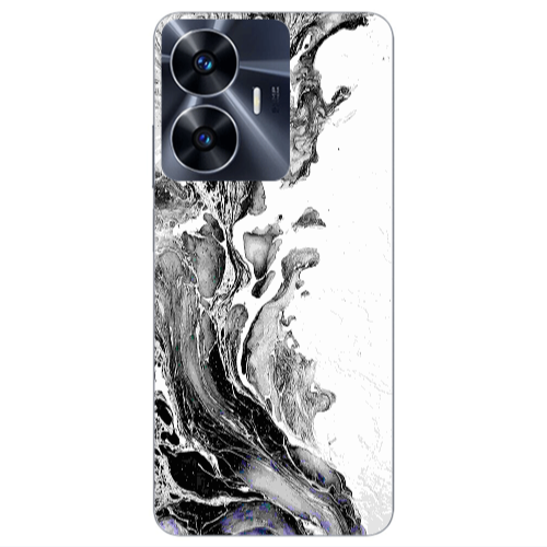 Realme Note 50 Marble River Transparent Silicone TPU Θήκη