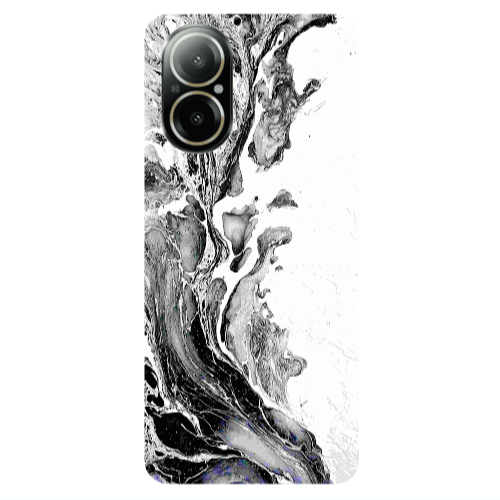 Realme C67 Marble River Transparent Silicone TPU Θήκη