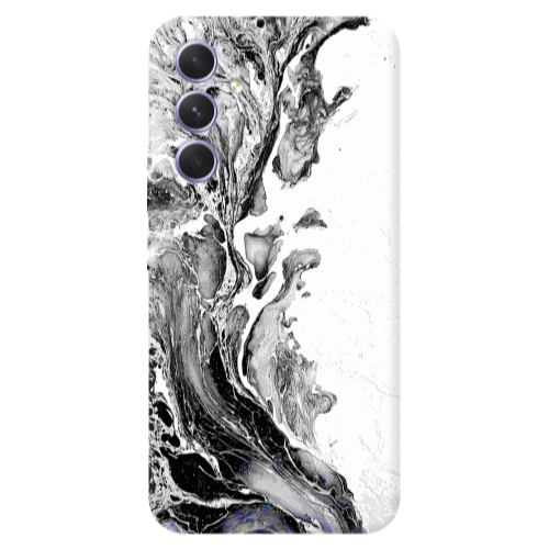 Samsung A56 Marble River Transparent Silicone TPU Θήκη