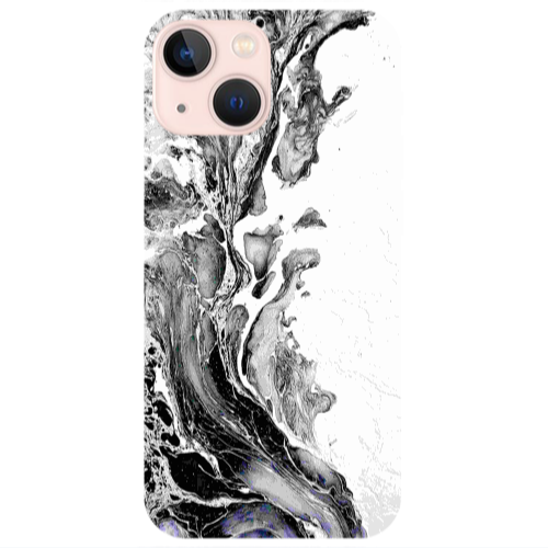 Apple iPhone 13 Marble River Transparent Silicone TPU Θήκη
