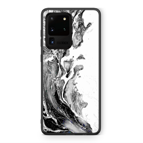 Samsung S20 Ultra Marble River Black Glossy Θήκη