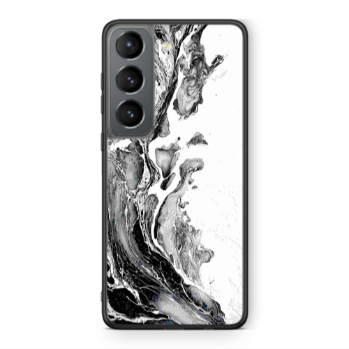 Samsung S21 Marble River Black Glossy Θήκη