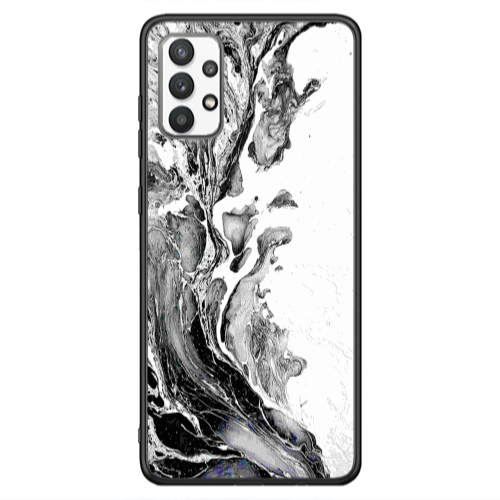 Samsung A13 4G Marble River Black Glossy Θήκη