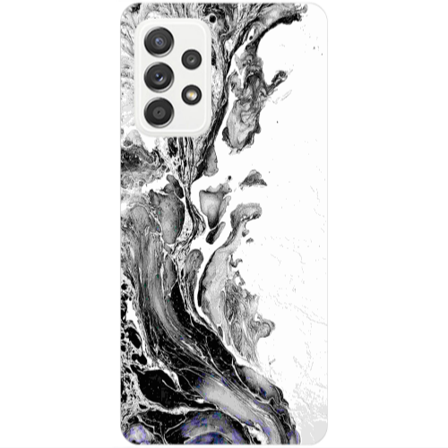 Samsung A53 Marble River Transparent Silicone TPU Θήκη