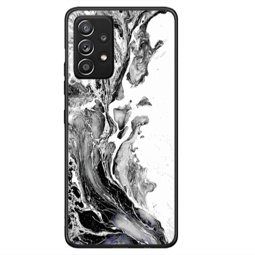 Samsung A53 Marble River Black Glossy Θήκη