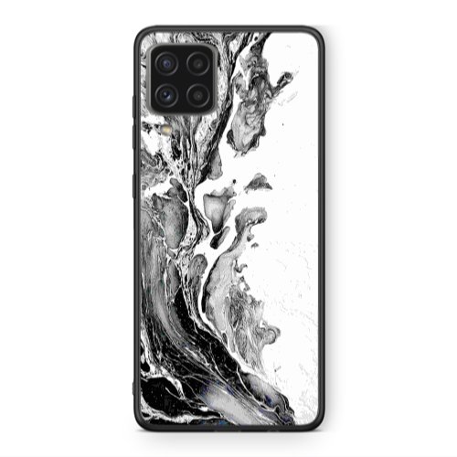 Samsung A22 4G Marble River Black Glossy Θήκη