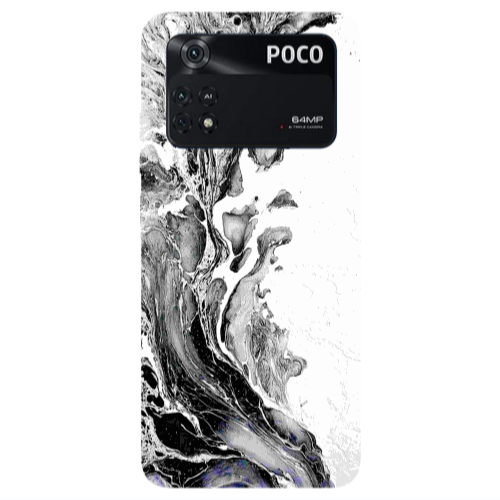 Xiaomi Poco M4 Pro 4G Marble River Transparent Silicone TPU Θήκη