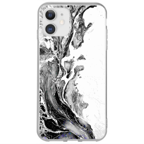 Apple iPhone 12 Mini Marble River Transparent Silicone TPU Θήκη