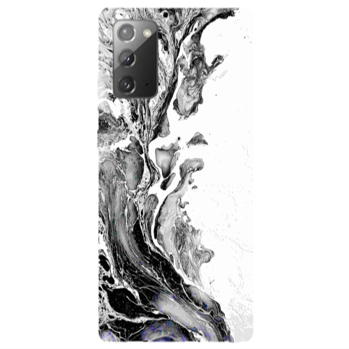 Samsung Note 20 Marble River Transparent Silicone TPU Θήκη