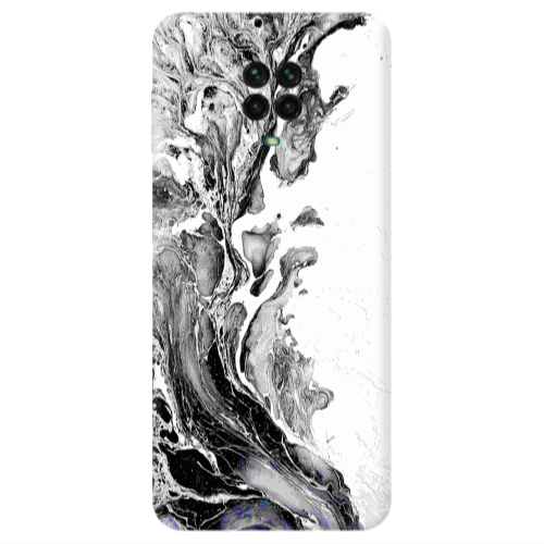 Xiaomi Redmi Note 9S Marble River Transparent Silicone TPU Θήκη