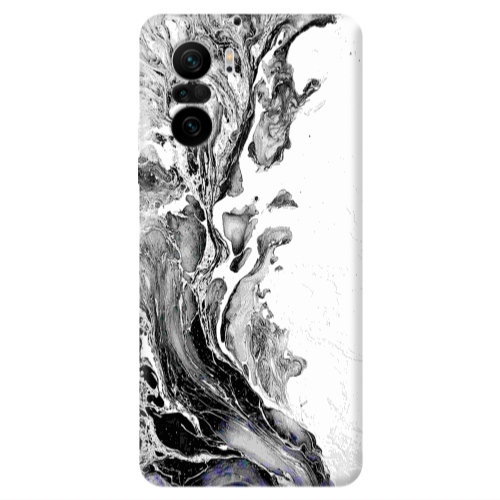 Xiaomi Poco F3 Marble River Transparent Silicone TPU Θήκη