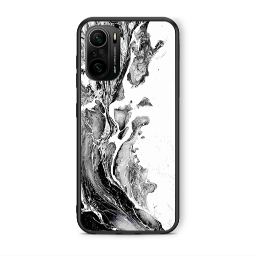 Xiaomi Poco F3 Marble River Black Glossy Θήκη