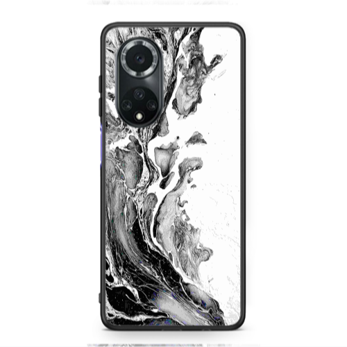 Huawei Nova 9 Marble River Black Glossy Θήκη