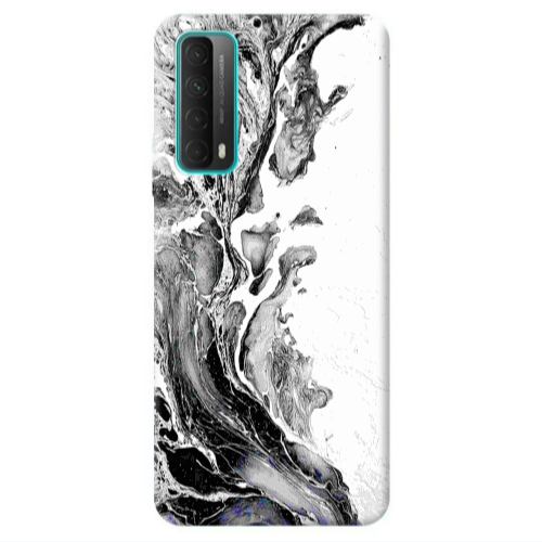 Huawei P Smart 2021 Marble River Transparent Silicone TPU Θήκη