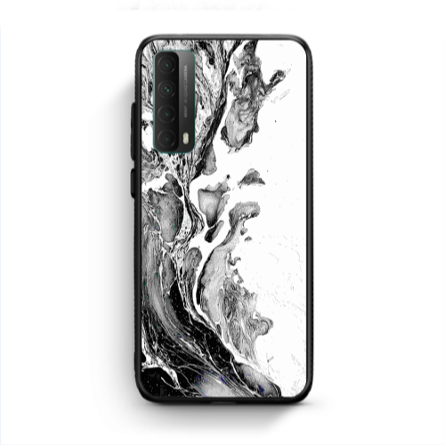 Huawei P Smart 2021 Marble River Black Glossy Θήκη