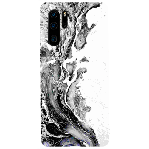 Huawei P30 Pro Marble River Transparent Silicone TPU Θήκη
