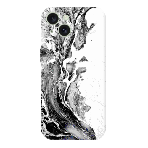 Apple iPhone 15 Marble River Transparent Silicone TPU Θήκη