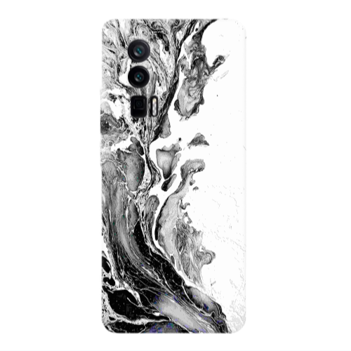 Xiaomi Poco F5 Pro Marble River Transparent Silicone TPU Θήκη
