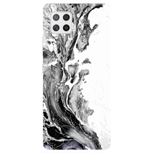 Samsung A42 5G Marble River Transparent Silicone TPU Θήκη