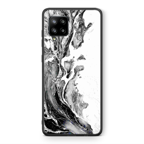 Samsung A42 5G Marble River Black Glossy Θήκη