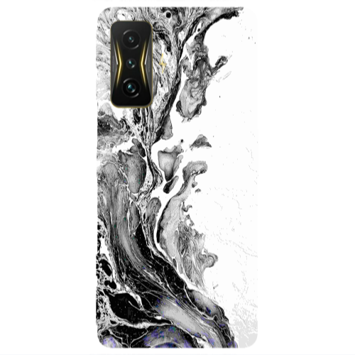 Xiaomi Poco F4 Gt Marble River Transparent Silicone TPU Θήκη
