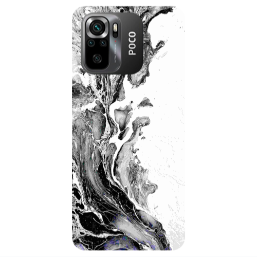 Xiaomi Poco M5 s Marble River Transparent Silicone TPU Θήκη