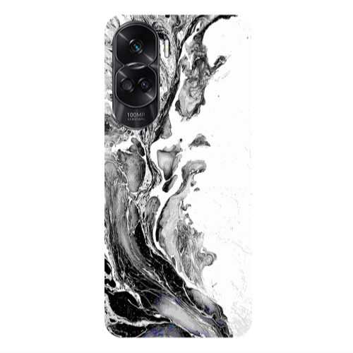 Honor 90 Lite 5G Marble River Transparent Silicone TPU Θήκη