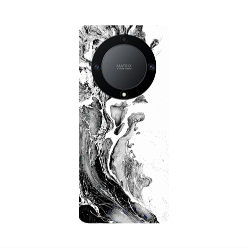 Honor Magic5 Lite 5G Marble River Transparent Silicone TPU Θήκη