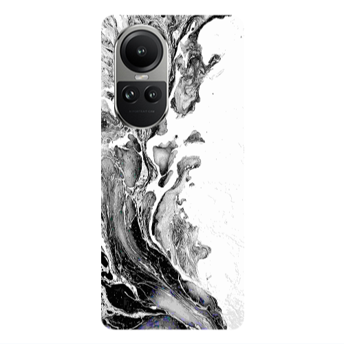 Oppo Reno10 5G Marble River Transparent Silicone TPU Θήκη