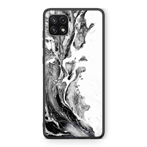 Samsung A22 5G Marble River Black Glossy Θήκη