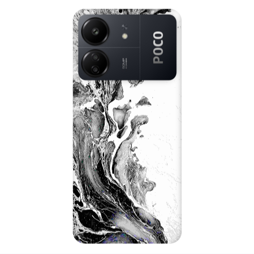 Xiaomi Poco C65 Marble River Transparent Silicone TPU Θήκη