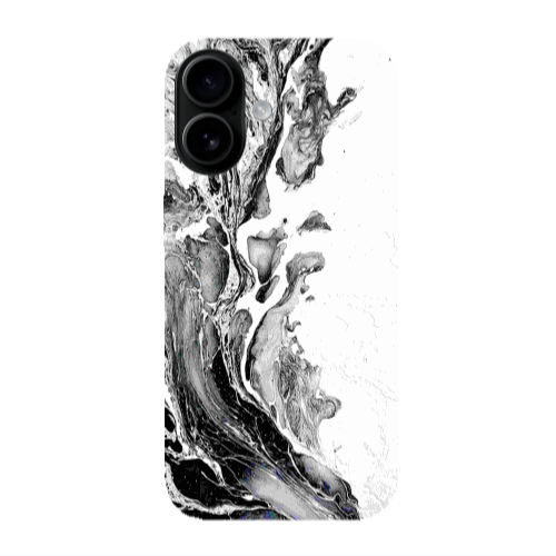 Apple Iphone 16 Marble River Transparent Silicone TPU Θήκη